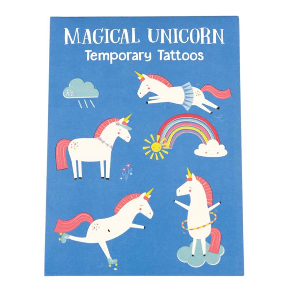 Unicorn temporary tattoos