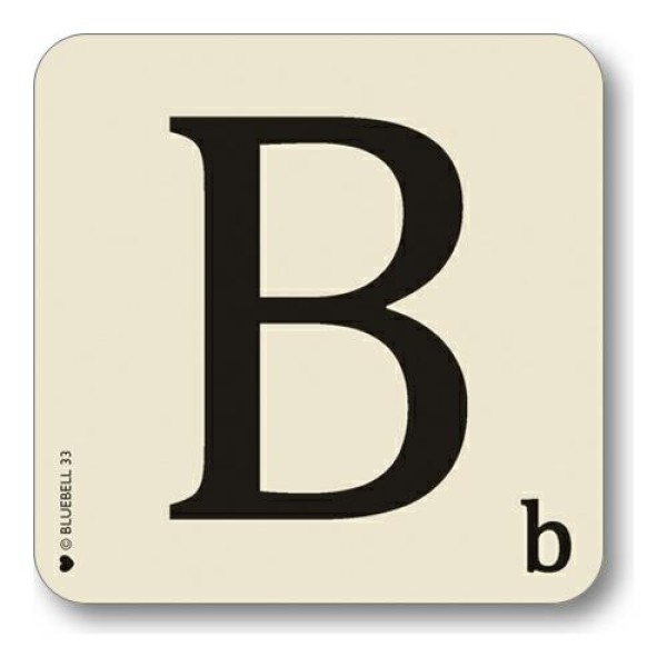 Letter b place mat