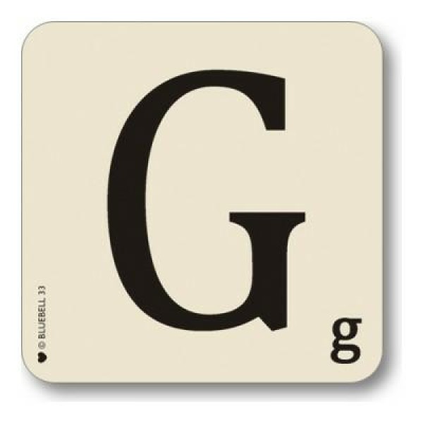 Letter g place mat