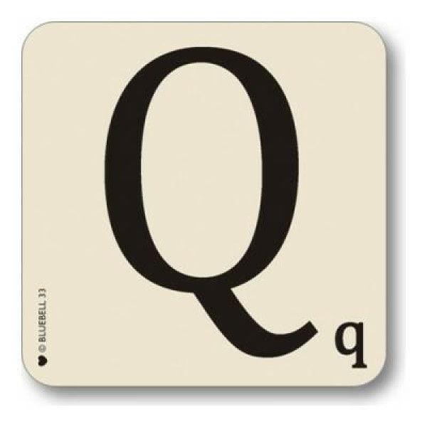 Letter Q place mat