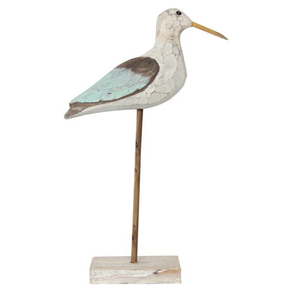 Carved Wood Seagull on plinth