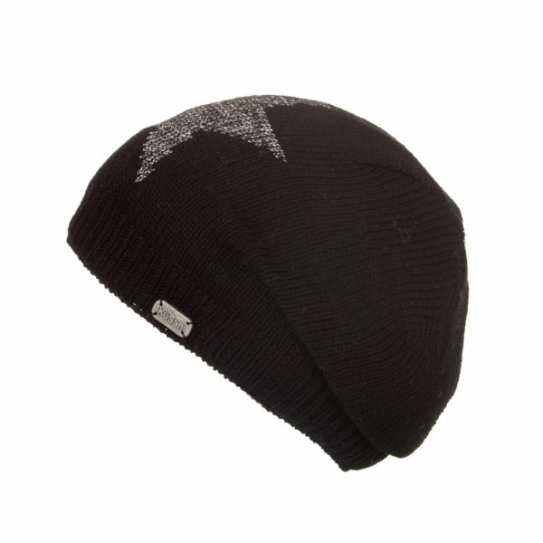 KuSan black slouch hat with silver star