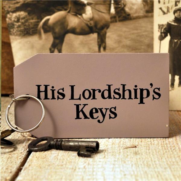 His Lordship Wooden Key Ring