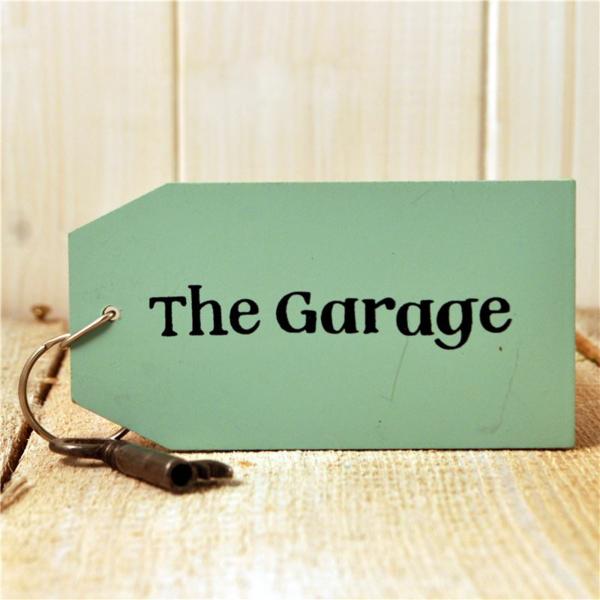 The Garage Wooden Key Ring