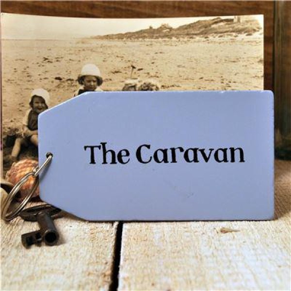 The Caravan Wooden Key Ring
