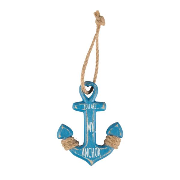 You are my anchor wooden hanging decoration