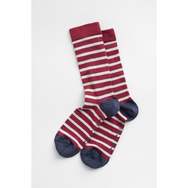 Mens Sailor Socks Breton Dahlia One Size