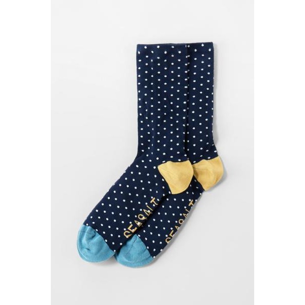 SEASALT CORNWALL Everyday Socks Confetti Marine One Size