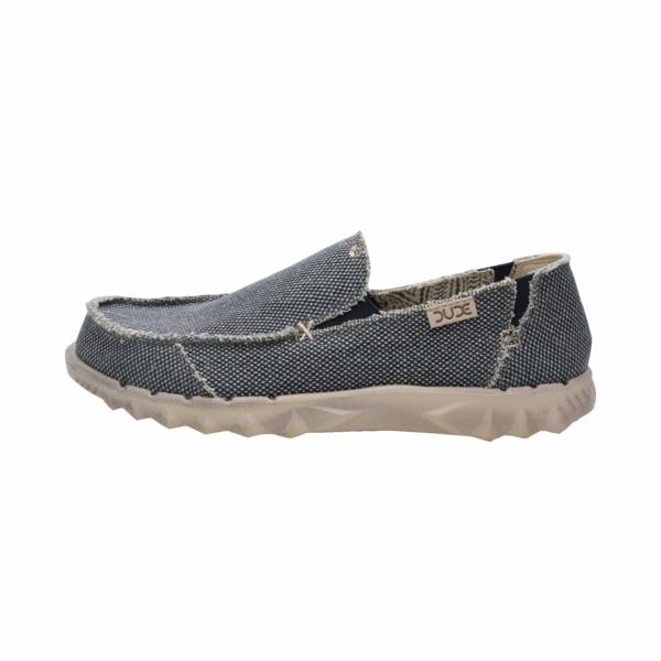HEY DUDE Farty Natural Braided in Blue Organic Cotton  Was Â£44.95