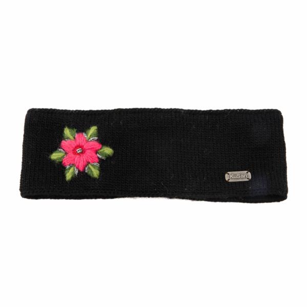 KuSan Flower Headband Black