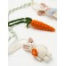Easter Bunny Carrot Garland Multi