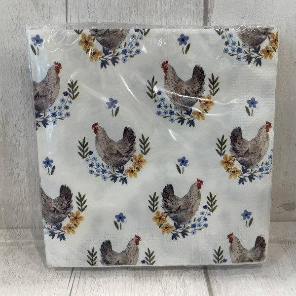 Country Hen Paper Napkins