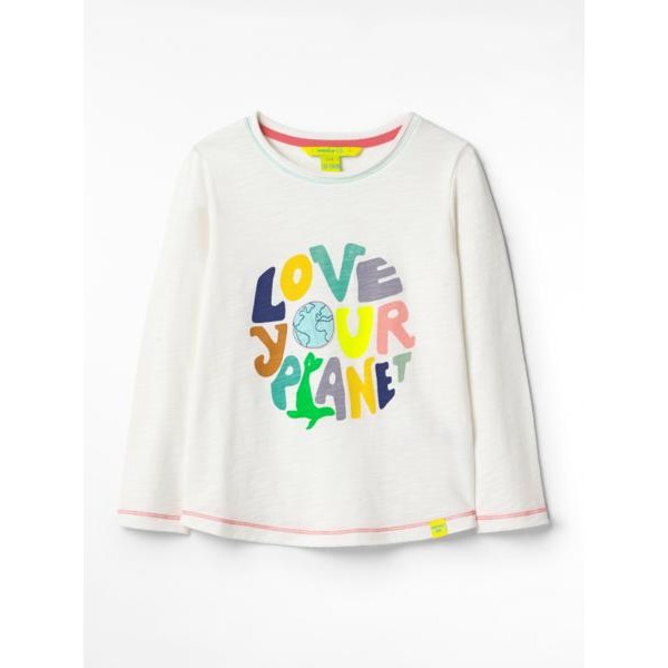 WHITE STUFF Love Your Planet Jersey Tee   Was Â£18.50