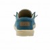 HEY DUDE SHOES WALLY  WASHED HYDRO BLUE  RRP Â£49.95