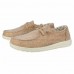 HEY DUDE SHOES WENDY CHAMBRAY ROSE GOLD SPARKLE RRP Â£54.95
