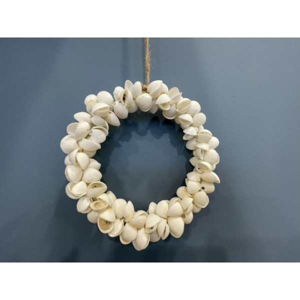 Gisela Graham Clam shell mini hanging wreath
