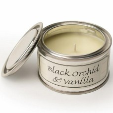 Paint pot candle Blk Orchid Vanilla