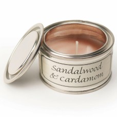 Paint pot candle Sandalwood Cardamon