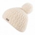 KUSAN Mos Yarn Bobble Hat Cream