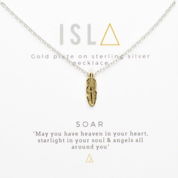 ISLA Soar Gold Plate Sterling Silver Necklace