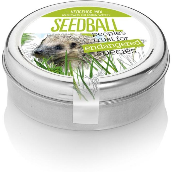 Seedball Tin Hedgehog Mix