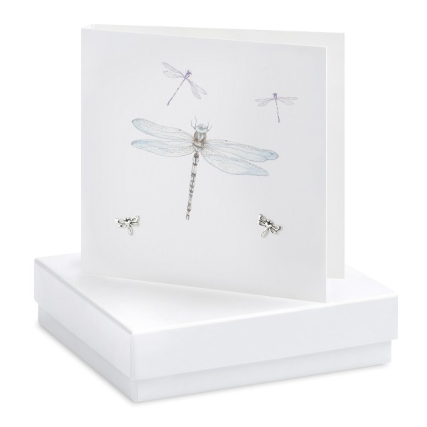 Boxed Earrings Dragonfly