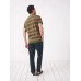 WHITE STUFF Block Stripe T-Shirt Khaki Green RRP £30