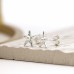 Sterling Silver Starfish Studs Faux Pearl
