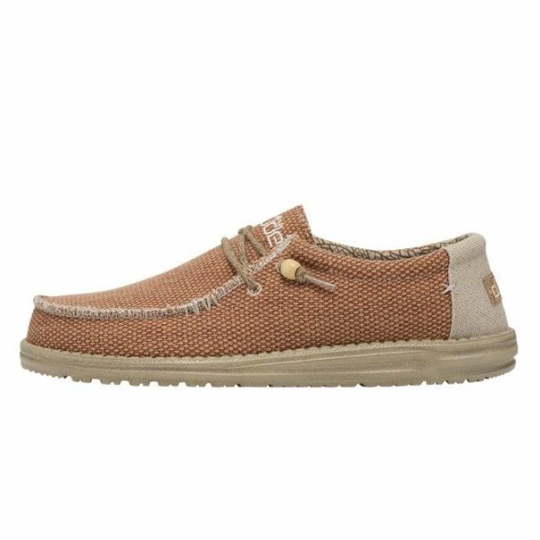 HEY DUDE SHOES Wally Natural Tangerine RRP Â£59.95