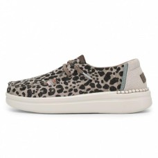 HEY DUDE SHOES Wendy Rise Jungle Beige RRP £54.95