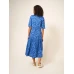 Sabina Jersey Dress Blue Multi